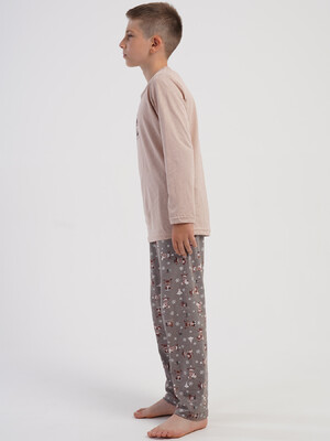 Купить Бавовняний домашній комплект з довгим рукавом для хлопчика VIENETTA KIDS 5032726797 в Украина в Lingerie.ua - Одяг для дому та відпочинку, Фото 5