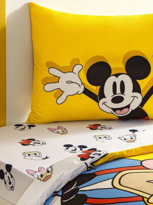 Купить Односпальный комплект постельного белья TАС Disney Mickey & Friends с простыней на резинке в Украина в Lingerie.ua - Одяг для дому та відпочинку, Фото 2