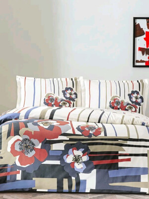 Купить Постільний комплект двоспальний TAC Saten  Vanessa в Украина