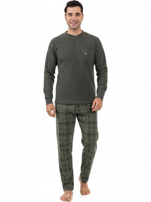 Купить Домашний мужской комплект с длинным рукавом GUAVA 3495 в Украина