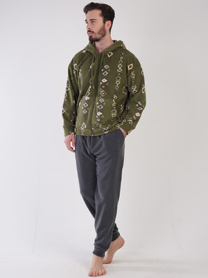 Купить Флисовый мужской костюм с капюшоном VIENETTA MAN 3041580282 в Украина в Lingerie.ua - Одяг для дому та відпочинку, Фото 2