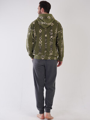 Купить Флисовый мужской костюм с капюшоном VIENETTA MAN 3041580282 в Украина в Lingerie.ua - Одяг для дому та відпочинку, Фото 5