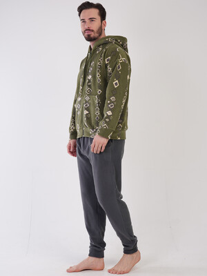 Купить Флисовый мужской костюм с капюшоном VIENETTA MAN 3041580282 в Украина в Lingerie.ua - Одяг для дому та відпочинку, Фото 7