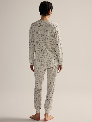 Купить Бавовняний домашній комплект з довгим рукавом HAYS 62190 в Украина в Lingerie.ua - Одяг для дому та відпочинку, Фото 2