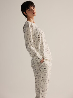 Купить Бавовняний домашній комплект з довгим рукавом HAYS 62190 в Украина в Lingerie.ua - Одяг для дому та відпочинку, Фото 5