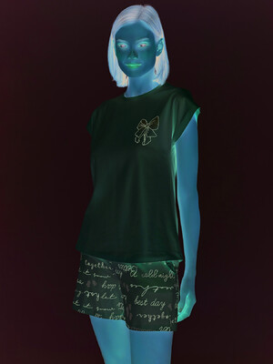 Купить Хлопковый комплект с шортами SEVIM 17186 в Украина в Lingerie.ua - Одяг для дому та відпочинку, Фото 3