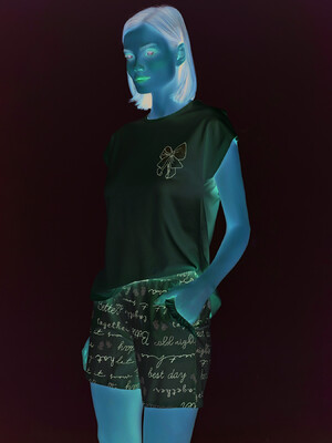 Купить Хлопковый комплект с шортами SEVIM 17186 в Украина в Lingerie.ua - Одяг для дому та відпочинку, Фото 5