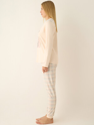 Купить Хлопковый комплект с длинным рукавом SEVIM 12436 в Украина в Lingerie.ua - Одяг для дому та відпочинку, Фото 7