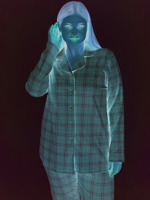 Купить Бавовняна класична піжама великого розміру SEVIM 17146 в Украина в Lingerie.ua - Одяг для дому та відпочинку, Фото 2