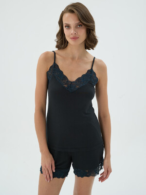 Купить Пижама женская из майки и шорт с кружевом SEVIM 17282 в Украина в Lingerie.ua - Одяг для дому та відпочинку, Фото 2