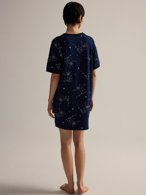 Купить Хлопковая домашняя туника с коротким рукавом HAYS 62153 в Украина в Lingerie.ua - Одяг для дому та відпочинку, Фото 4