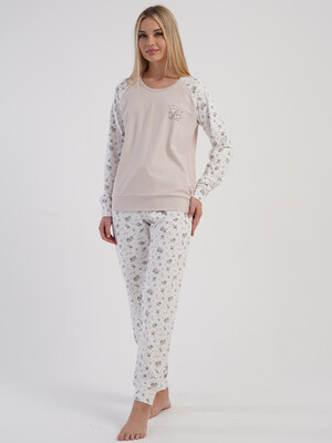 Бавовняний домашній комплект з довгим рукавом VIENETTA 5033683879