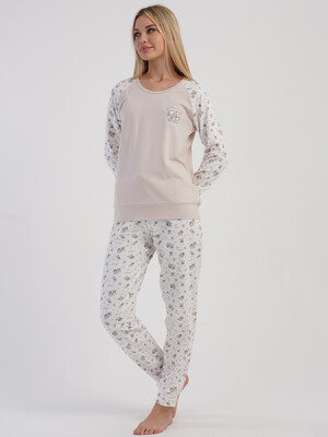 Купить Бавовняний домашній комплект з довгим рукавом VIENETTA 5033683879 в Украина в Lingerie.ua - Одяг для дому та відпочинку, Фото 2
