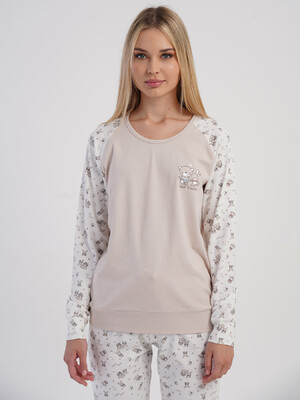 Купить Бавовняний домашній комплект з довгим рукавом VIENETTA 5033683879 в Украина в Lingerie.ua - Одяг для дому та відпочинку, Фото 4