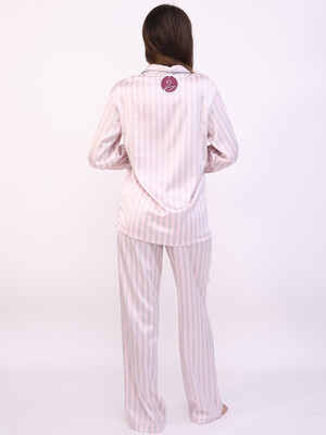 Купить Шовкова класична піжама з довгим рукавом LINGERIE 170699-П в Украина в Lingerie.ua - Одяг для дому та відпочинку, Фото 11