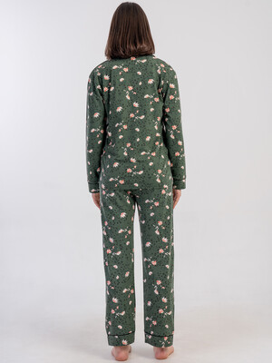 Купить Класична жіноча піжама з довгим рукавом VIENETTA 1617938947 в Украина в Lingerie.ua - Одяг для дому та відпочинку, Фото 3