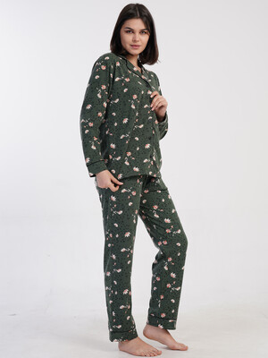 Купить Класична жіноча піжама з довгим рукавом VIENETTA 1617938947 в Украина в Lingerie.ua - Одяг для дому та відпочинку, Фото 8