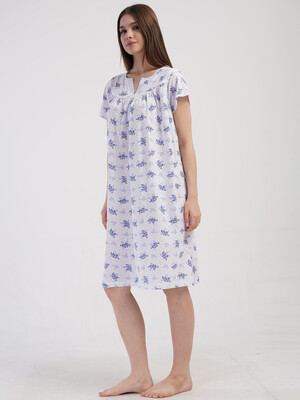 Купить Бавовняна нічна сорочка з коротким рукавом VIENETTA 1617802063 в Украина в Lingerie.ua - Одяг для дому та відпочинку, Фото 6