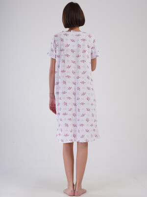 Купить Бавовняна нічна сорочка з коротким рукавом VIENETTA 1617802063 в Украина в Lingerie.ua - Одяг для дому та відпочинку, Фото 7