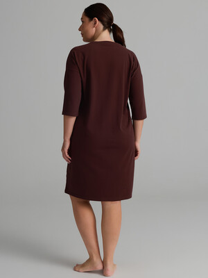 Купить Хлопковая домашняя туника большого размера HAYS 62364 в Украина в Lingerie.ua - Одяг для дому та відпочинку, Фото 3