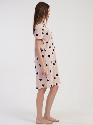 Купить Бавовняна туніка з коротким рукавом VIENETTA 5100221549 в Украина в Lingerie.ua - Одяг для дому та відпочинку, Фото 3