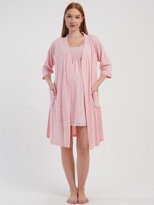 Купить Комплект из ночной сорочки и халата для беременных и кормящих мам VIENETTA 5090190000 в Украина в Lingerie.ua - Одяг для дому та відпочинку, Фото 3