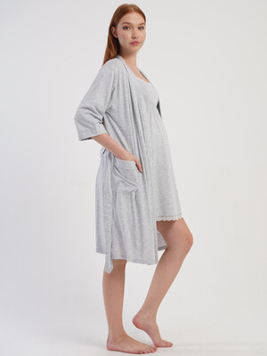 Купить Комплект из ночной сорочки и халата для беременных и кормящих мам VIENETTA 5090190000 в Украина в Lingerie.ua - Одяг для дому та відпочинку, Фото 5