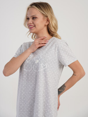 Купить Домашняя туника с коротким рукавом VIENETTA 5110280451 в Украина в Lingerie.ua - Одяг для дому та відпочинку, Фото 10