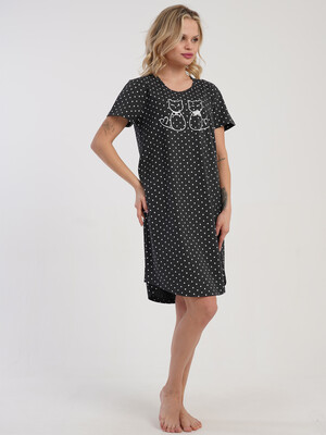 Купить Домашняя туника с коротким рукавом VIENETTA 5110280451 в Украина в Lingerie.ua - Одяг для дому та відпочинку, Фото 4