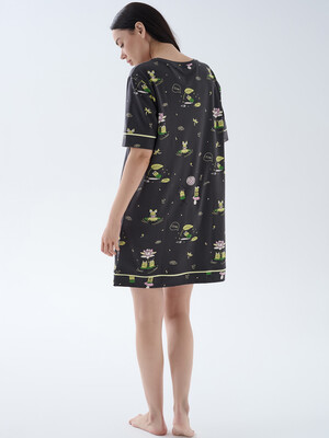 Купить Хлопковая туника с коротким рукавом HAYS 70196 в Украина в Lingerie.ua - Одяг для дому та відпочинку, Фото 5