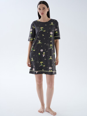 Купить Хлопковая туника с коротким рукавом HAYS 70196 в Украина в Lingerie.ua - Одяг для дому та відпочинку, Фото 6