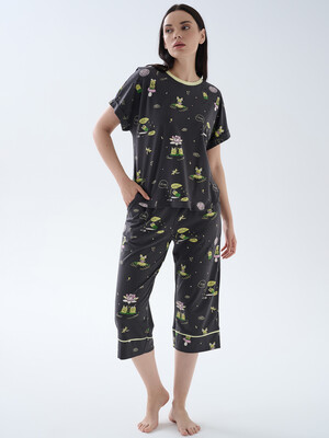 Купить Бавовняний комплект з футболки та капрі HAYS 70199 в Украина в Lingerie.ua - Одяг для дому та відпочинку, Фото 3