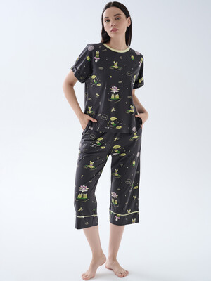 Купить Бавовняний комплект з футболки та капрі HAYS 70199 в Украина в Lingerie.ua - Одяг для дому та відпочинку, Фото 5