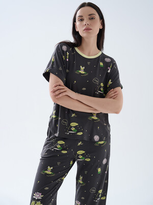 Купить Бавовняний комплект з футболки та капрі HAYS 70199 в Украина в Lingerie.ua - Одяг для дому та відпочинку, Фото 7