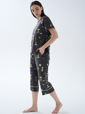 Купить Бавовняний комплект з футболки та капрі HAYS 70199 в Украина в Lingerie.ua - Одяг для дому та відпочинку, Фото 9