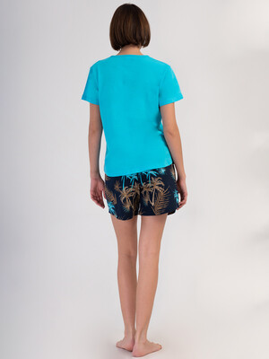 Купить Бавовняний комплект з футболки та шортів VIENETTA 4083076319 в Украина в Lingerie.ua - Одяг для дому та відпочинку, Фото 2