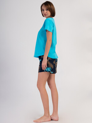 Купить Бавовняний комплект з футболки та шортів VIENETTA 4083076319 в Украина в Lingerie.ua - Одяг для дому та відпочинку, Фото 7