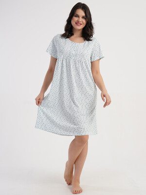 Купить Хлопковая ночная сорочка  с коротким рукавом VIENETTA 1618870070 в Украина