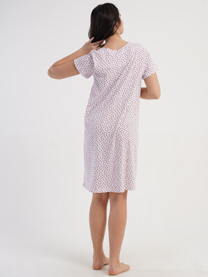 Купить Хлопковая ночная сорочка  с коротким рукавом VIENETTA 1618870070 в Украина в Lingerie.ua - Одяг для дому та відпочинку, Фото 8