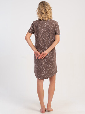 Купить Хлопковая туника с коротким рукавом VIENETTA 5100380866 в Украина в Lingerie.ua - Одяг для дому та відпочинку, Фото 2