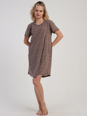 Купить Хлопковая туника с коротким рукавом VIENETTA 5100380866 в Украина в Lingerie.ua - Одяг для дому та відпочинку, Фото 5