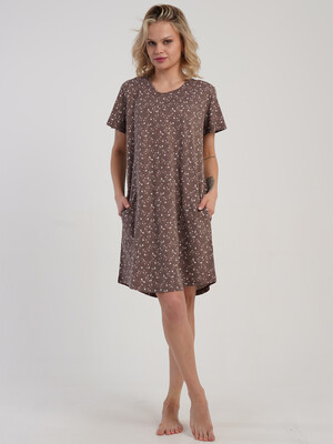 Купить Хлопковая туника с коротким рукавом VIENETTA 5100380866 в Украина в Lingerie.ua - Одяг для дому та відпочинку, Фото 7