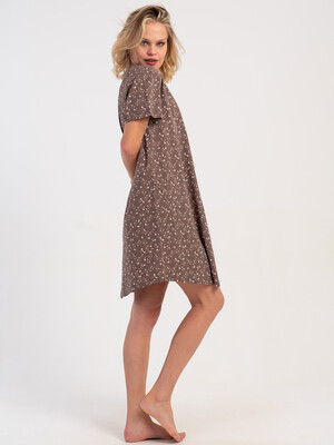 Купить Хлопковая туника с коротким рукавом VIENETTA 5100380866 в Украина в Lingerie.ua - Одяг для дому та відпочинку, Фото 8