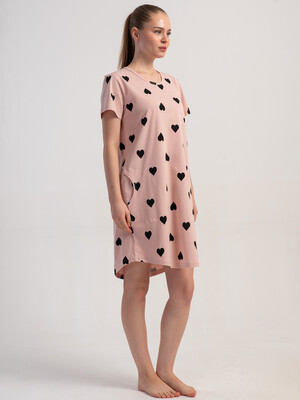 Купить Хлопковая летняя туника с карманами VIENETTA 5120981549 в Украина в Lingerie.ua - Одяг для дому та відпочинку, Фото 5