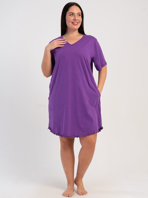 Купить Хлопковая летняя туника большого размера VIENETTA 5120200000 в Украина