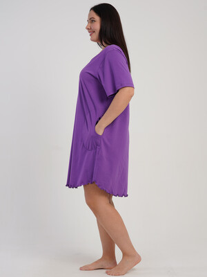 Купить Хлопковая летняя туника большого размера VIENETTA 5120200000 в Украина в Lingerie.ua - Одяг для дому та відпочинку, Фото 3