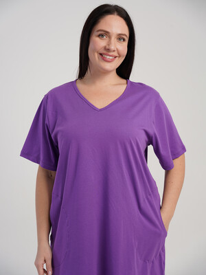 Купить Хлопковая летняя туника большого размера VIENETTA 5120200000 в Украина в Lingerie.ua - Одяг для дому та відпочинку, Фото 6