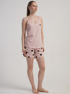 Купить Хлопковый комплект женский из майки и шорт VIENETTA 5120951549 в Украина в Lingerie.ua - Одяг для дому та відпочинку, Фото 4