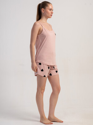 Купить Хлопковый комплект женский из майки и шорт VIENETTA 5120951549 в Украина в Lingerie.ua - Одяг для дому та відпочинку, Фото 5