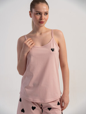 Купить Хлопковый комплект женский из майки и шорт VIENETTA 5120951549 в Украина в Lingerie.ua - Одяг для дому та відпочинку, Фото 6